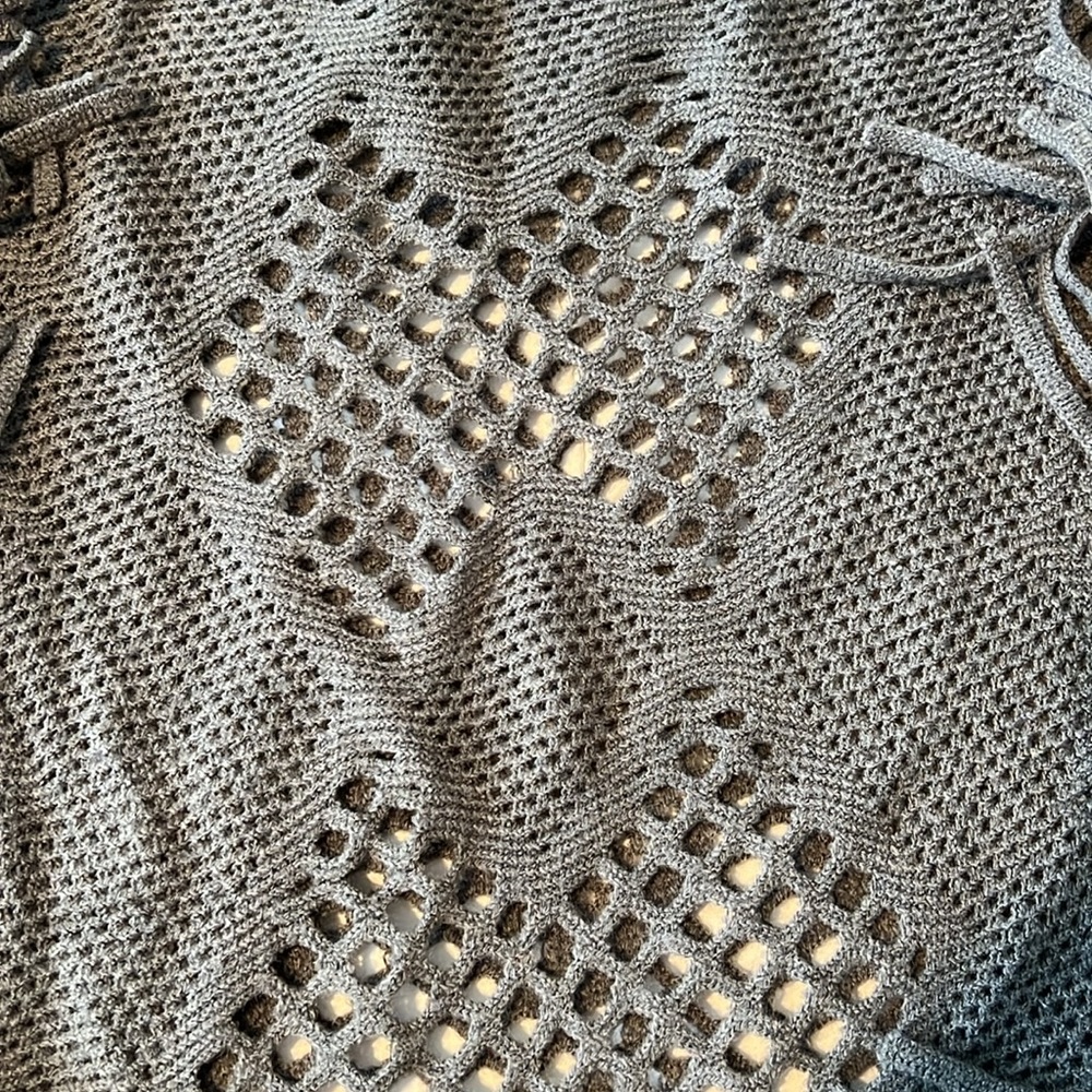 Gray Infinity Scarf - Picture 4 of 4